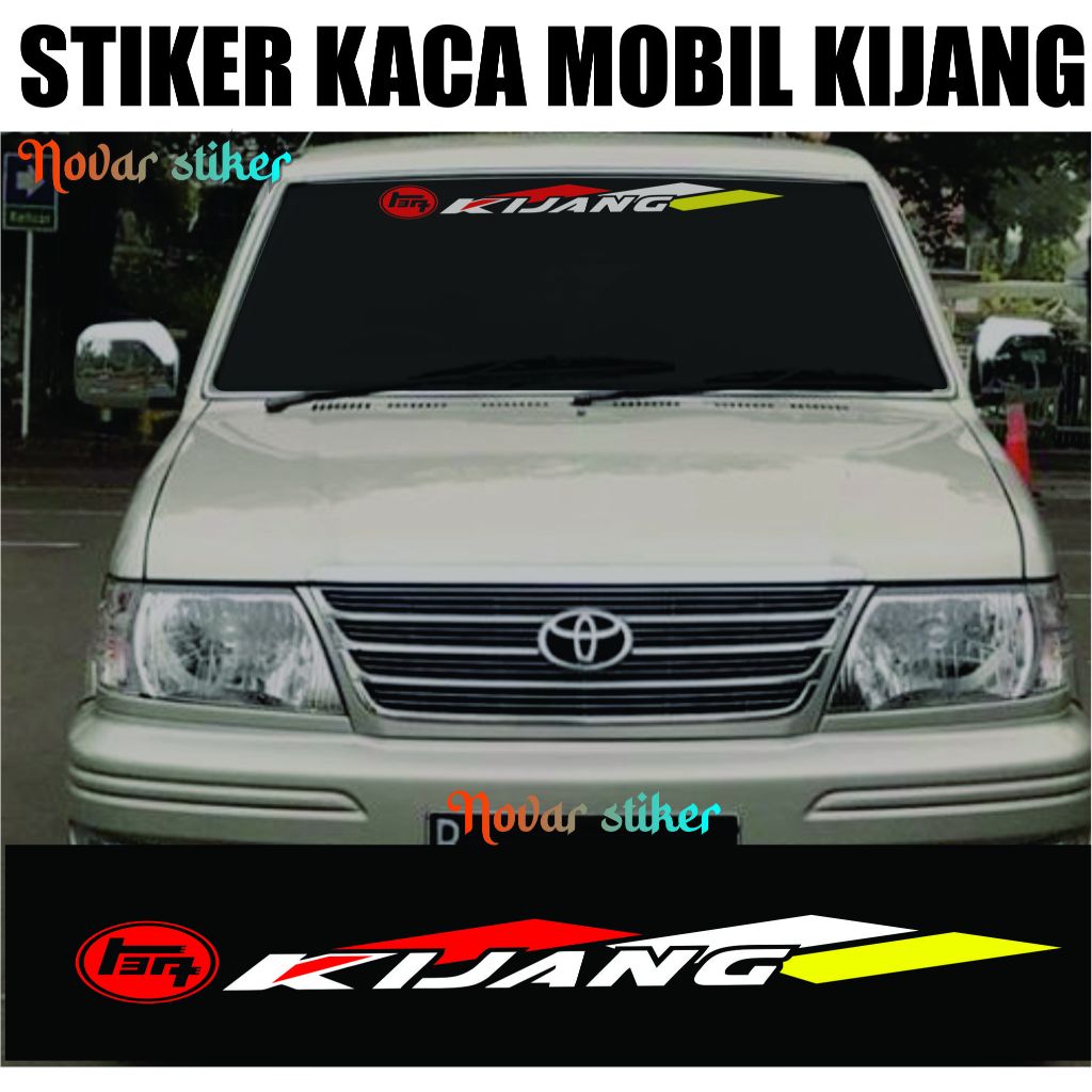 Stiker Kaca Mobil Kijang Stiker Kaca Depan Mobil Kijang lgx Kijang Kapsul Kijang Super