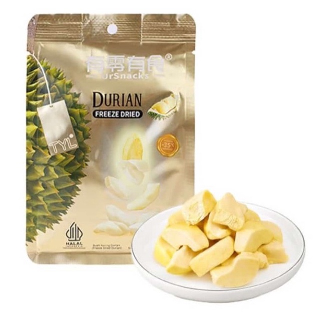 

PROMO URSNACK freeze dried pure durian snack durian Berkualitas