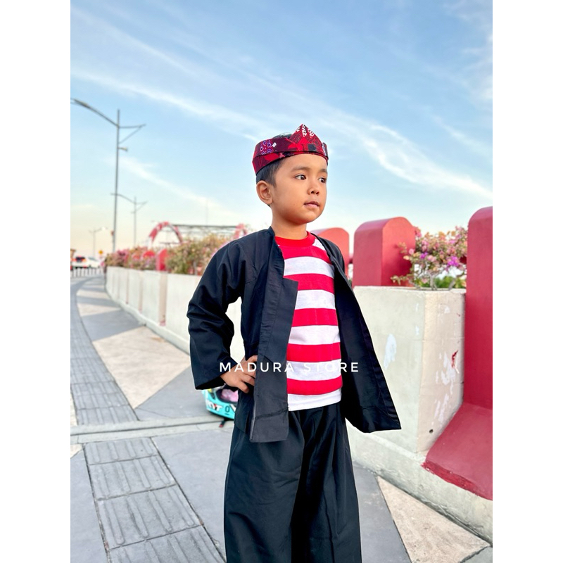 BAJU ADAT SAKERA MADURA / BAJU PAK SAKERA MADURA / BAJU ADAT MADURA / SAKERA MADURA