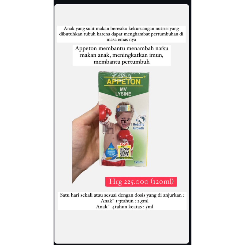 APPETON LYSINE (PO PENANG)