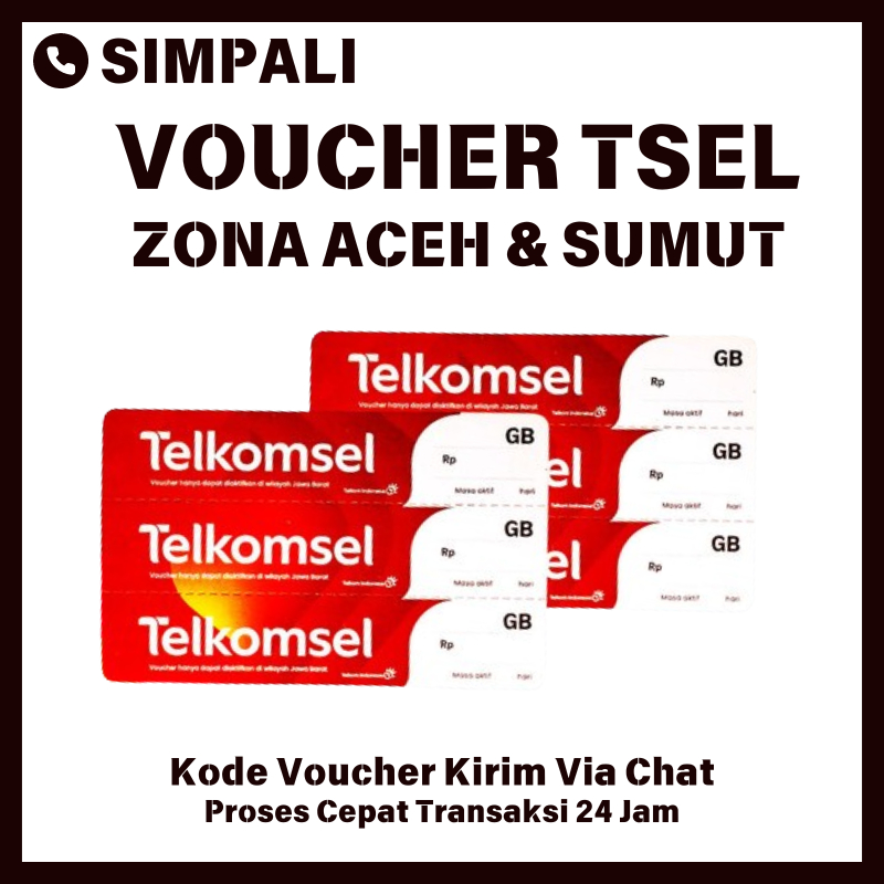 VOUCHER VOCER VOUCER VOCHER TELKOMSEL TSEL ACEH SUMUT OMG 2GB 2 5GB 2.5 1 5GB 1.5 1GB 3GB GB MINGGUA