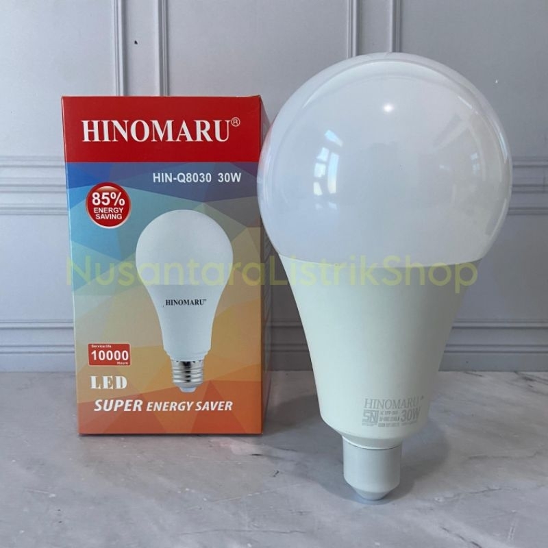 Lampu Led Hinomaru 30 Watt Led A Bulb 6500K Cahaya Putih