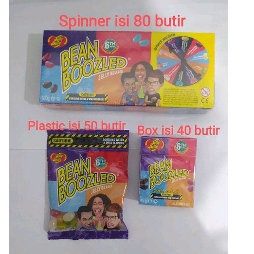 

MURAH Bean Boozled edisi 6th refill spinner permen rasa aneh Nyaman