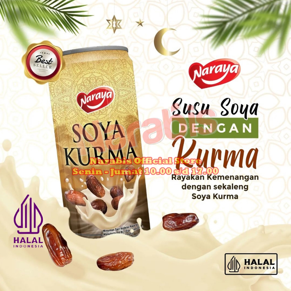 

Naraya Kaleng Soya Kurma 300Ml