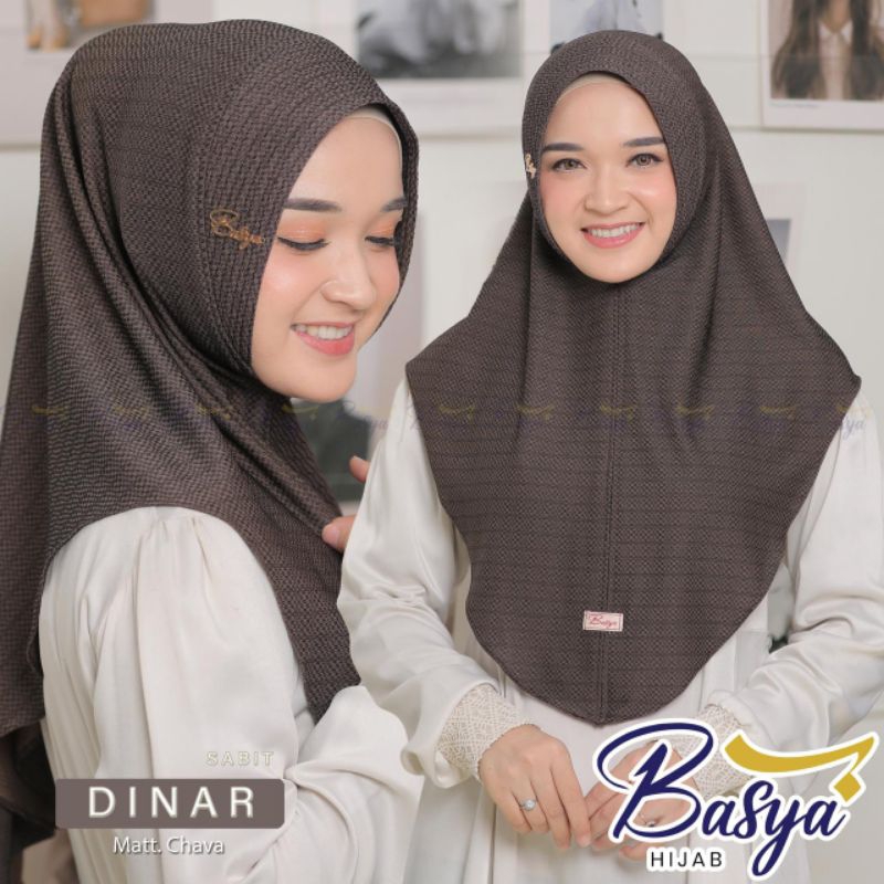 ** Basya Hijab ** Bergo Dinar Sabit Original Basya Hijab