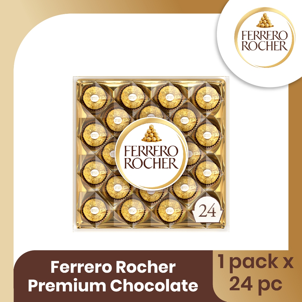 

Ferrero Rocher Premium Chocolate Isi 24pcs