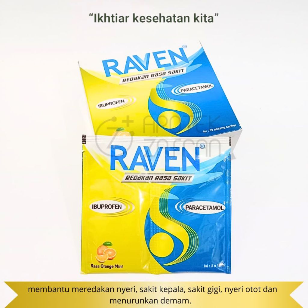 RAVEN SIRUP PEREDA DEMAM DAN NYERI
