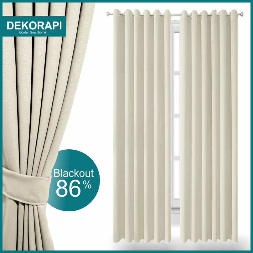 DEKORAPI GORDEN BLACKOUT PREMIUM (tinggi 210,220,230)