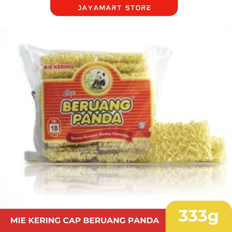 

Mie Kering Cap Beruang Panda ( 333g ) isi 18 keping - MM006