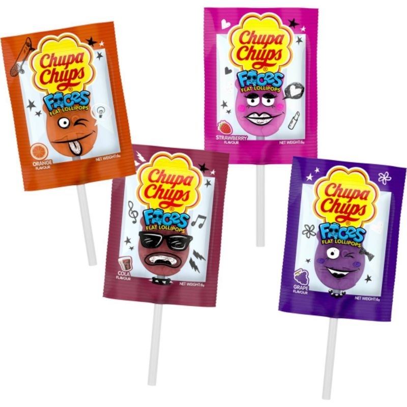 

Chupa Chups Faces Lolipops Australia - Satuan