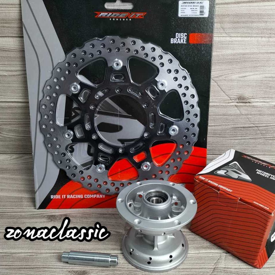 Tromol Depan KLX D-Tracker Set Piringan Cakram PNP cb gl mp tiger dan shok ninja Ride It