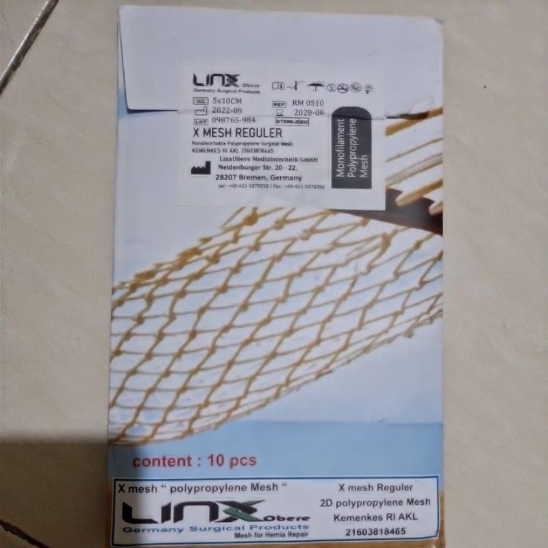 mesh hernia 5x10