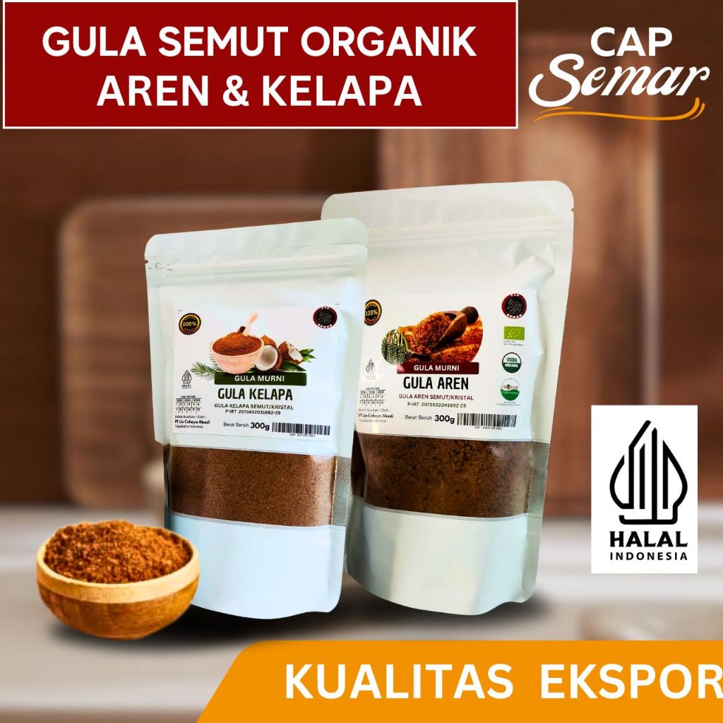 

Gula Aren & Kelapa Bubuk Organik Premium Murni 100% Asli Tanpa Campuran - Gula Semut Gula Sehat Serbaguna