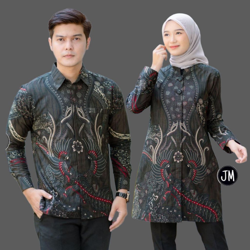 Pakaian Pria Set Pakaian Tradisional Kemeja Batik Pria Dan Batik Wanita