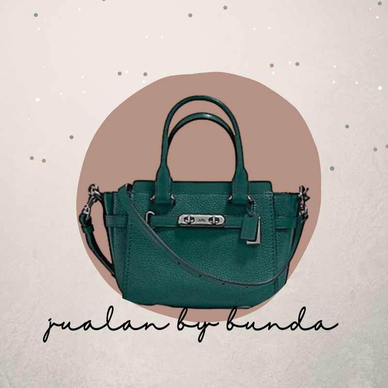 (PRELOVED) Coach Swagger 21 / Tas Coach Swagger 21 / Tas Wanita Handbag Coach Leather