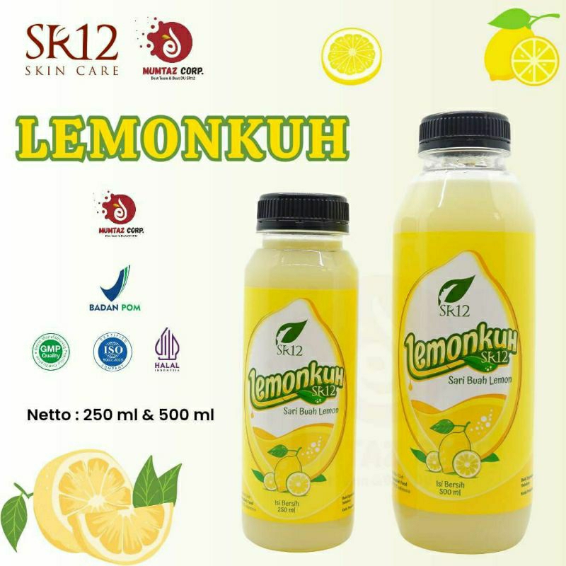 

Lemonkuh Sr12 /99% lemon asli/lemonku minuman sari lemon buat diet 250ml