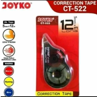 

tip x/correction tape joyko ct 522