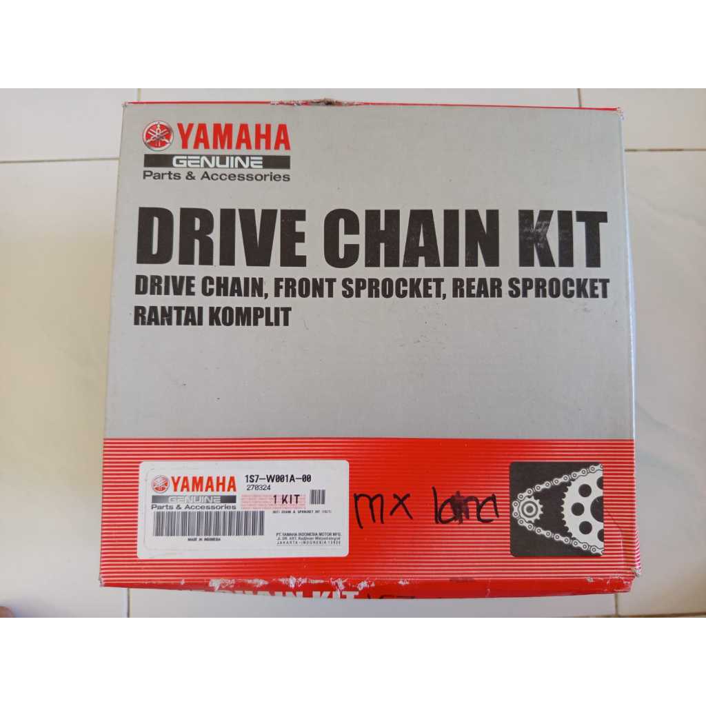 Gear Rantai Set 1S7 JUPITER MX LAMA Original YGP 1S7-W001A-00