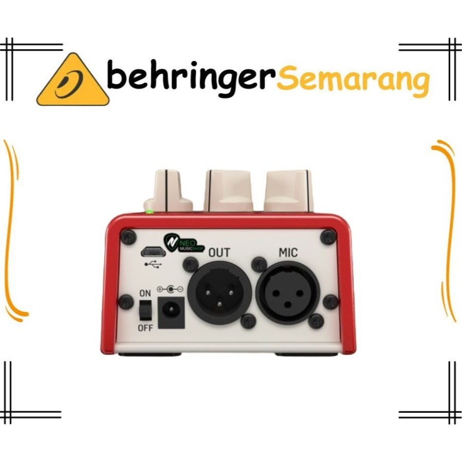 TC Helicon MIC MECHANIC 2 Vocal Effects Stompbox Original