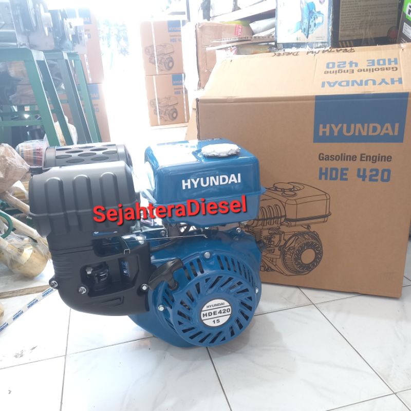 Mesin penggerak HYUNDAI HDE 420(15HP)Dan HDE 390(13HP) Mesin Penggerak serbaguna bensin