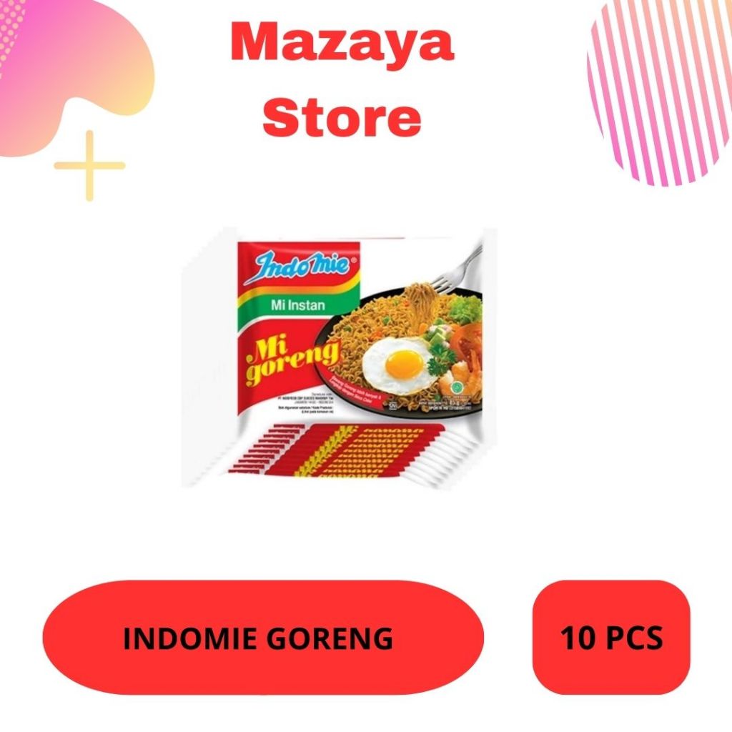 

*MAZAYA STORE* INDOMIE GORENG 10PCS || INDOMIE GORENG || MIE INSTAN