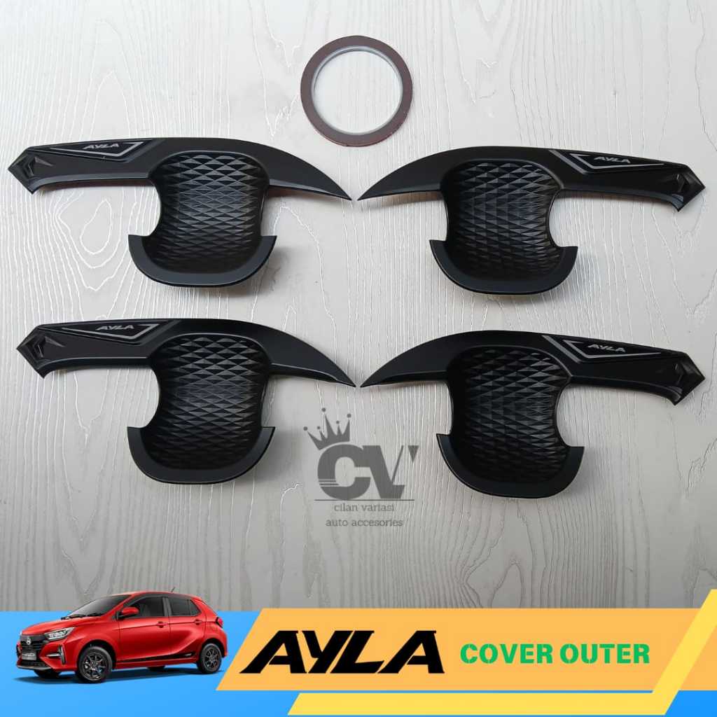 Outer Ayla Cover Outer Pintu Mobil Ayla 2023 Hitam