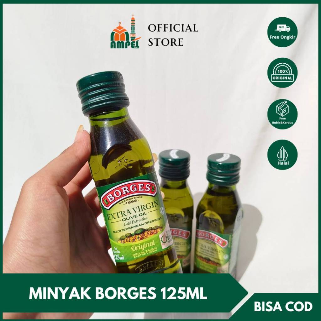 

Minyak Zaitun MPASI Borges 125ml EVOO Bisa Diminum Untuk Daya Tahan Tubuh Dimasak Salad Masakan