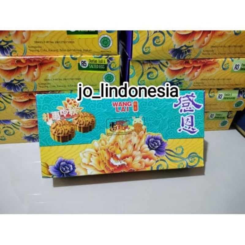 

Wanglai mooncake wang lai kue bulan 2 rasa isi 2 pcs/box