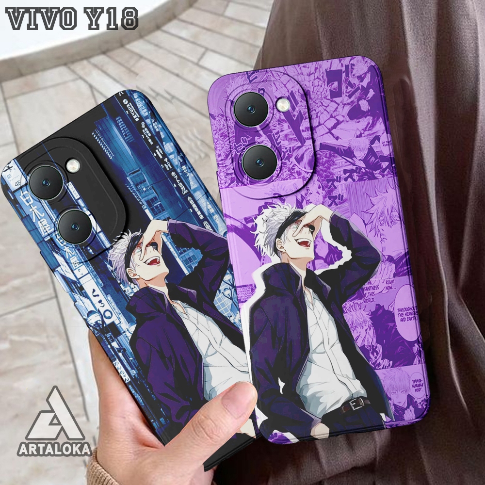 Softcase Hp VIVO Y18 2024/Y03/Y12/Y12S/Y28/Y21S/Y33S Motif Anime Hits Trendy Kekinian - Case Hp - Ca