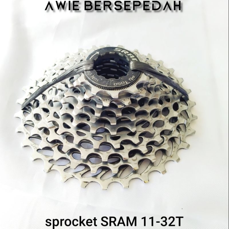 sprocket SRAM 10 speed X7 X9 X0 X01 X1 GX 11-32T PG-1050