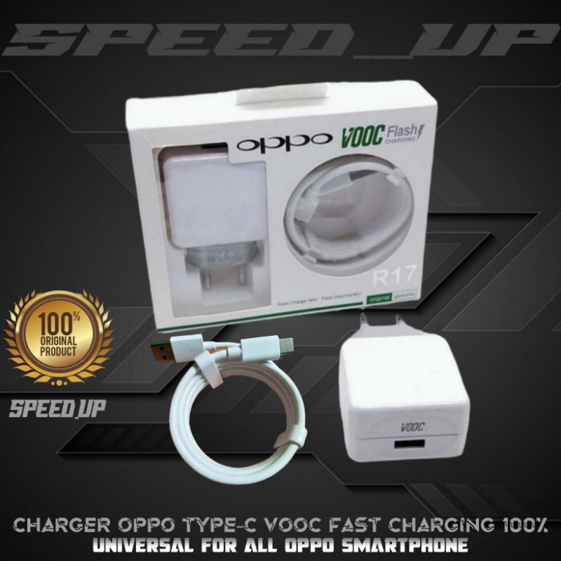 Charger Casan Oppo Type C VOOC Fast Charging