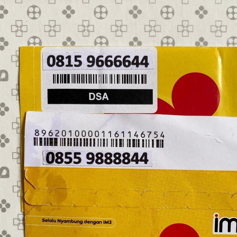 perdana indosat 11 digit cantik
