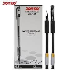 

Gel pen Pulpen joyko King Jeller JK-100 0.5mm Hitam - Satuan