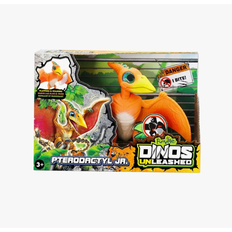 DINOS UNLEASHED ORIGINAL KIDZ STATION BISA JALAN DAN BERSUARA RAPTOR JR MAINAN DINO DINOS DINOSAUR P