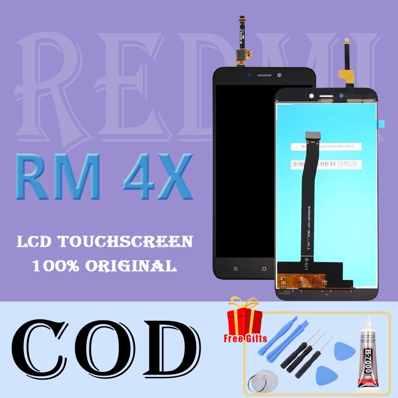 [COD]LIVE [ORIGINAL] LCD REDMI 4X FULLSET TOUCHSCREEN GARANSI RESMI