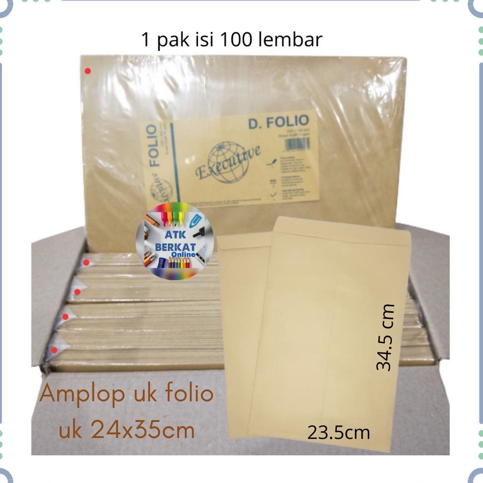 

KODE T42Z Amplop Coklat Folio