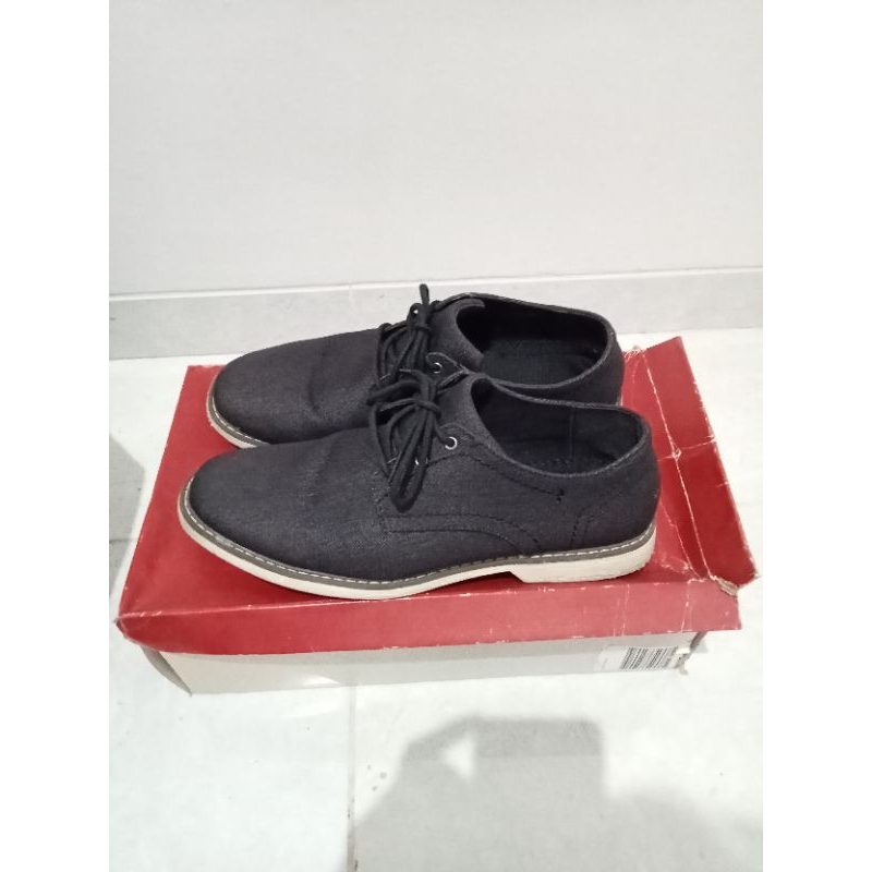 Dexter Comfort Memory Foam Black Noir Oxford Derby Shoes Pantofel Size 42