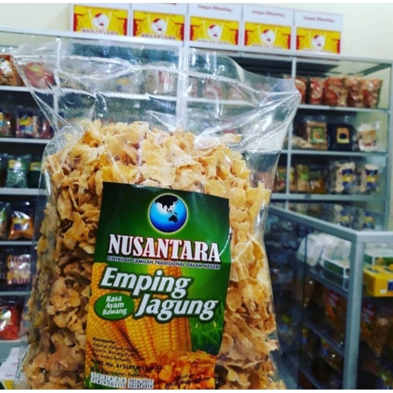 

KERIPIK MARNING EMPING JAGUNG NUSANTARA RASA AYAM BAWANG KEMASAN 300 GRAM