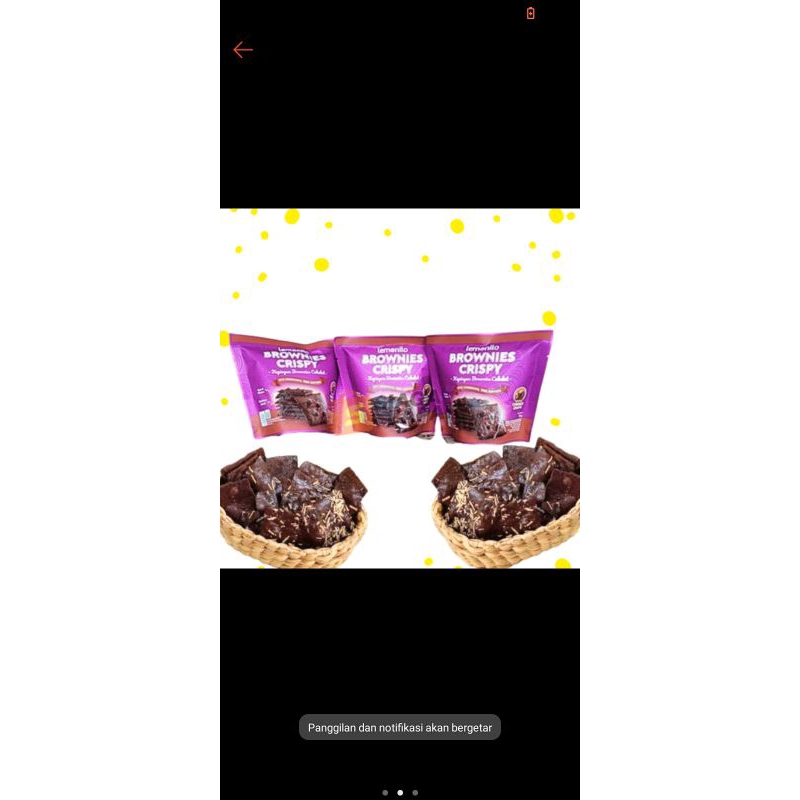 

Lemonilo Brownies MINI 12 gram Rasa Coklat By Meryenda.id