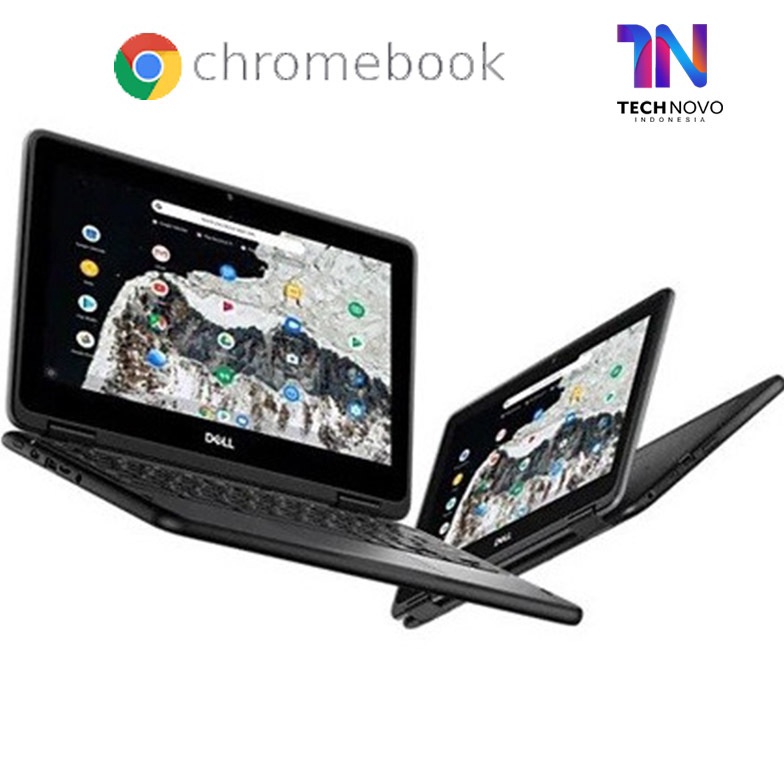 Laptop Chromebook Delll Asus HP 318 Celeron335 mulus slim Ram 4G SSD 32GB Second Netbook MurahBergar