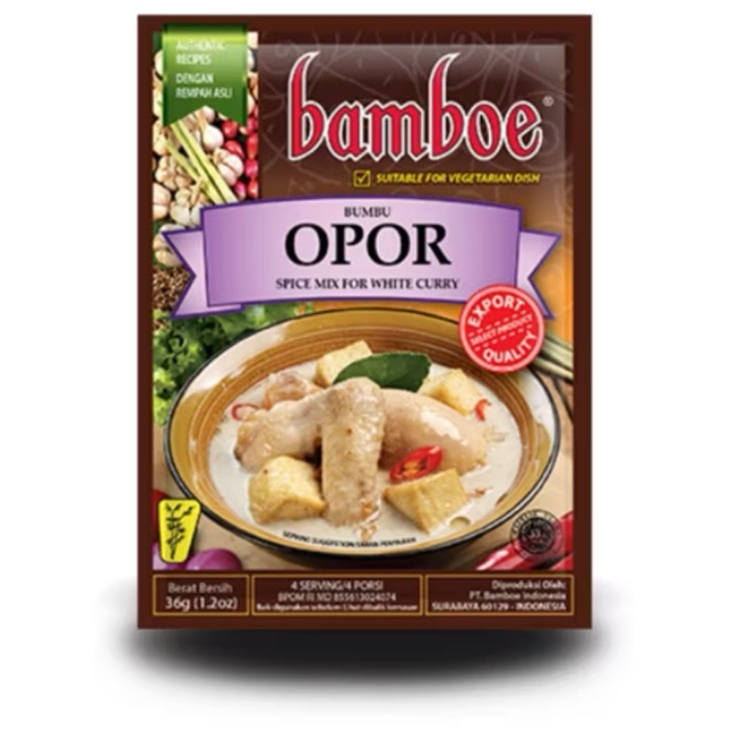 

Bumbu BAMBOE Opor HALAL 36 Gr