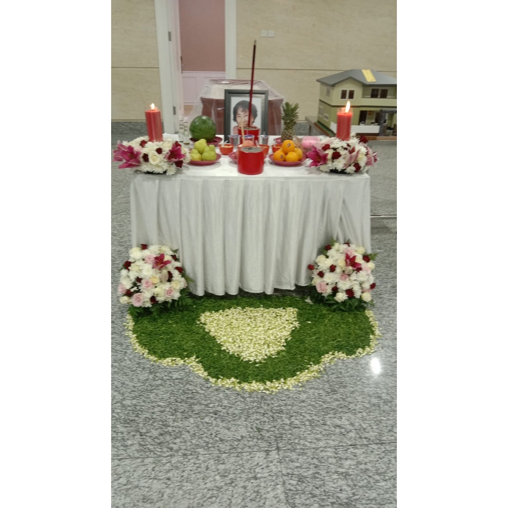 dekorasi rumah duka 04 dekorasi rumah duka 5 titik.  taman pandan iris melati