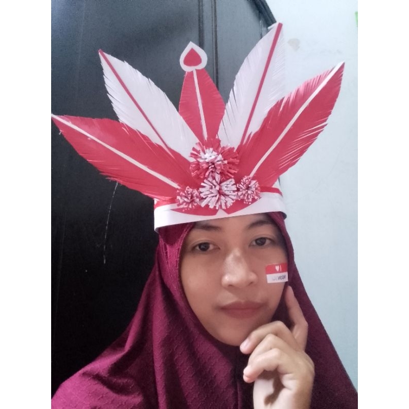 Mahkota merah putih/ karnaval