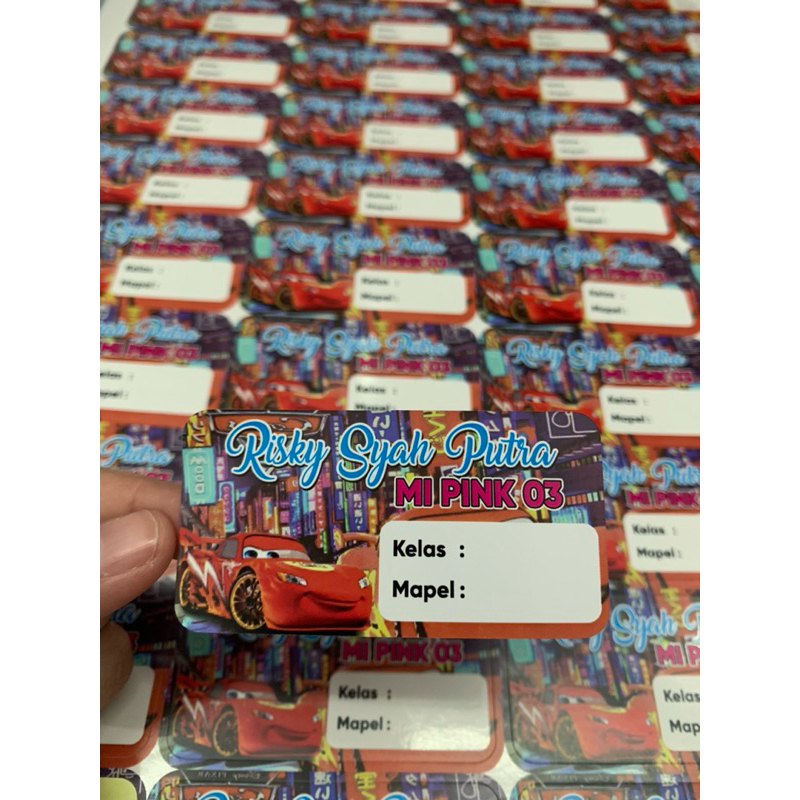 

LABEL NAMA CARAKTER ANAK SEKOLAH UKURAN 3x5cm (15pcs)
