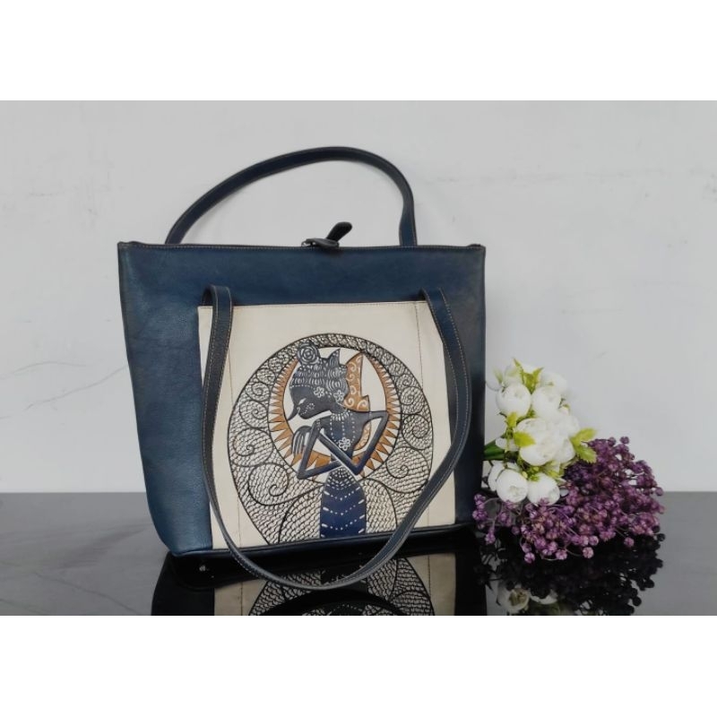 tas genit serlium leather preloved