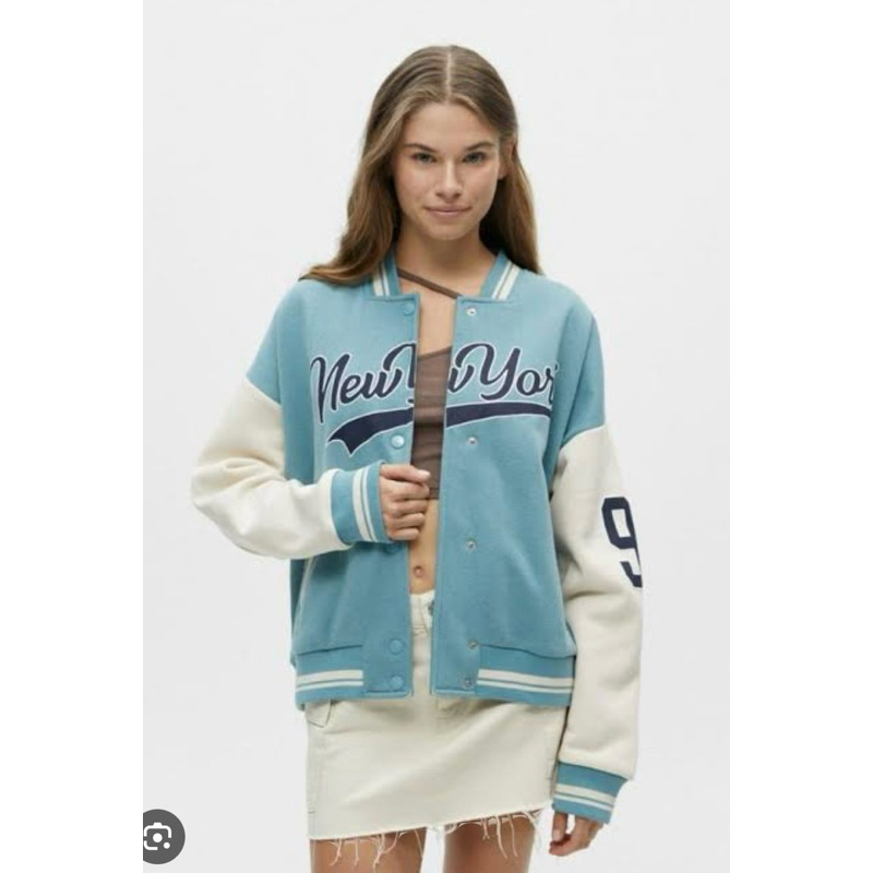 Pull and Bear Varsity Jacket Women New york preloved
