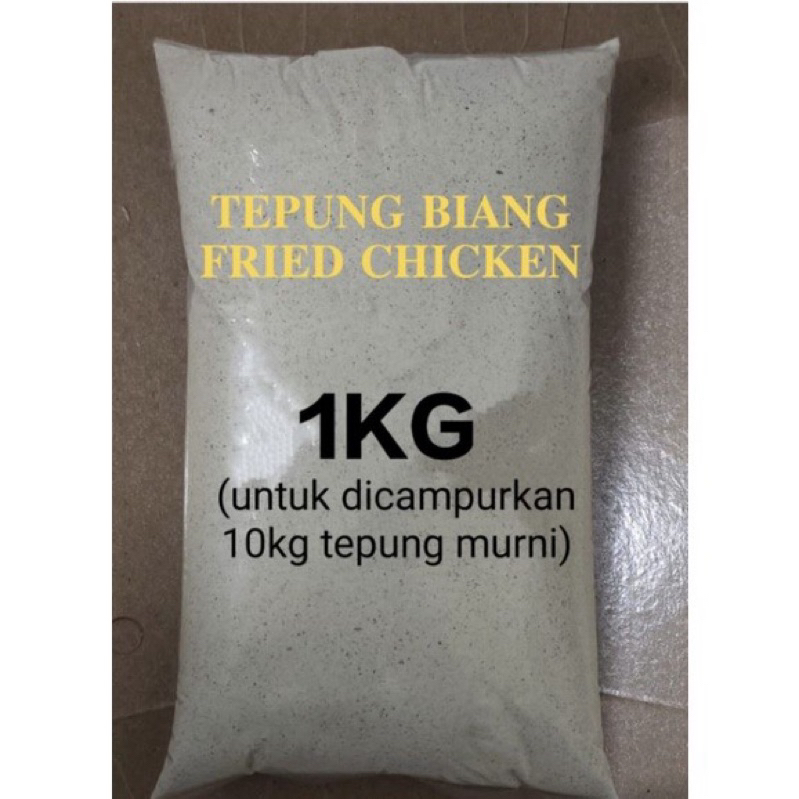 

Tepung biang fried chicken kemasan 1kg