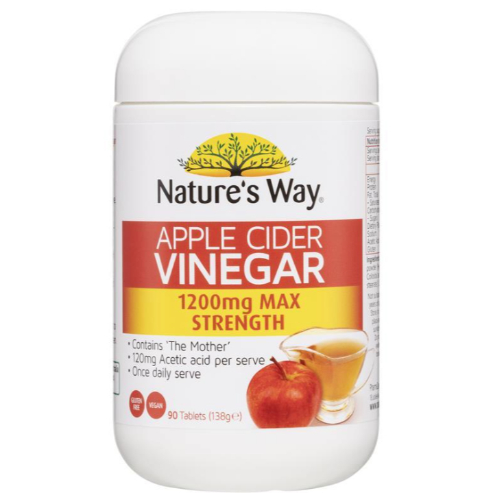 

Nature's Way Apple Cider Vinegar 1200mg 90 Tablets