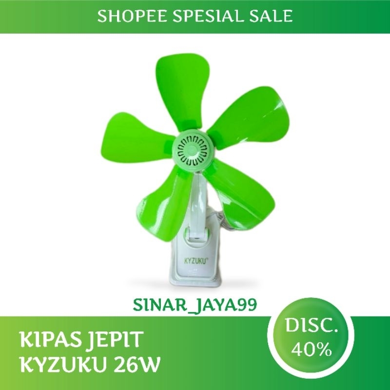 Kipas Angin Jepit Kyzuku ,angin kencang Hemat daya/Kipas Angin dinding/Kipas angin jepit