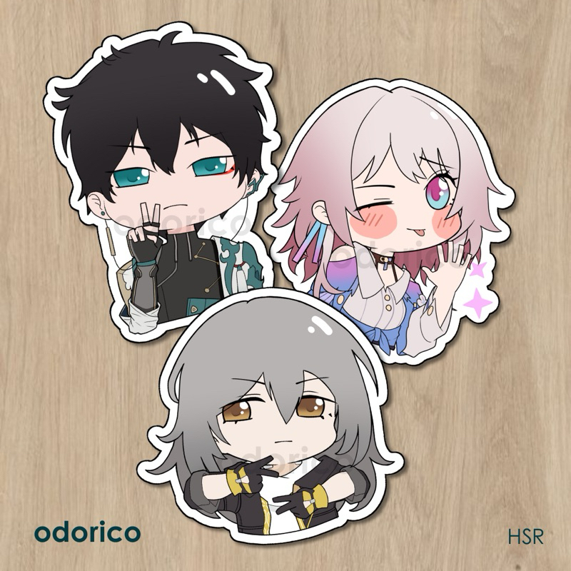 

Stiker Anime HSR / Sticker Game Honkai Star Rail Stelle March 7th Dang Heng odorico